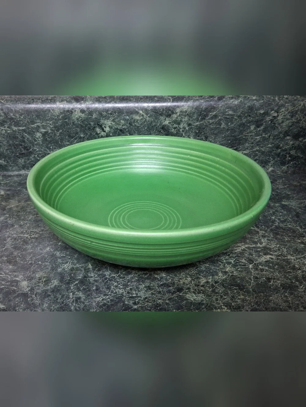Vintage Fiestaware Homer Laughlin  Green Salad Serving Bowl 7.5